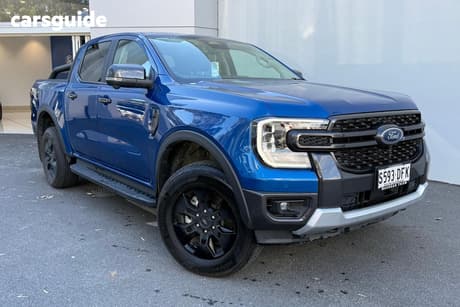 Blue 2025 Ford Ranger Double Cab Pick Up Phev Sport (4X4)
