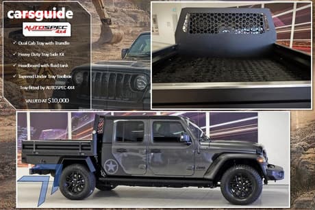 Grey 2022 Jeep Gladiator Dual Cab Utility Night Eagle (4X4)
