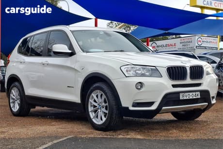 White 2011 BMW X3 Wagon Xdrive 20D
