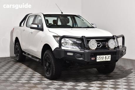 White 2016 Mazda BT-50 Dual Cab Utility Xtr (4X4)