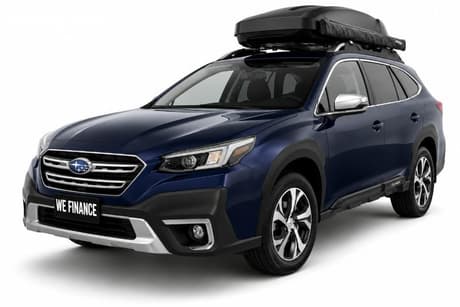 Blue 2021 Subaru Outback Wagon Awd Touring