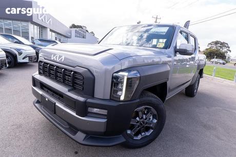 Grey 2025 Kia Tasman Double Cab Pick Up Sx (4X4) (Std) Black Fender