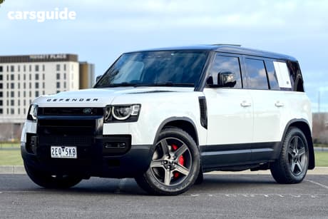 White 2021 Land Rover Defender Wagon 110 D300 Hse (220Kw)