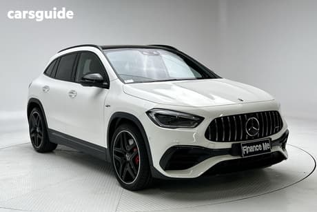 White 2022 Mercedes-Benz GLA45 Wagon S 4Matic+