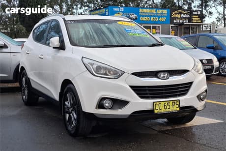 White 2014 Hyundai IX35 Wagon Se (Fwd)