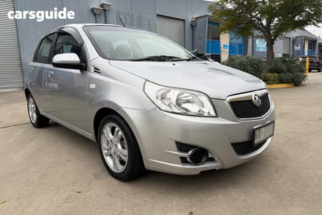Silver 2010 Holden Barina Hatchback