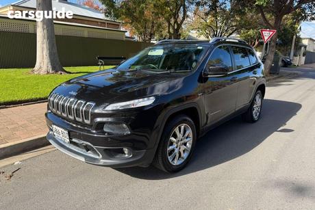 Black 2015 Jeep Cherokee Wagon Limited (4X4)