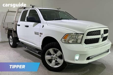 White 2021 RAM 1500 Crew Cab Utility Express