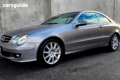 Silver 2007 Mercedes-Benz CLK200 Coupe Kompressor Avantgarde