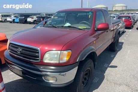 Red 2000 Toyota Tundra Ute Tray ACCESS CAB 4DR UTILITY 4SP AUTO 4.7I