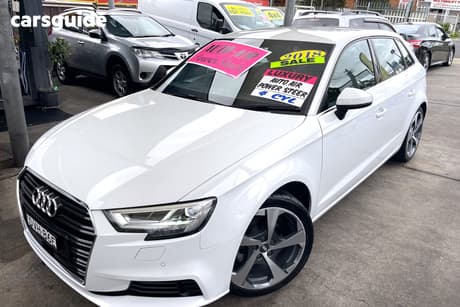 White 2018 Audi A3 Hatchback 1.4 Tfsi Sportback Cod