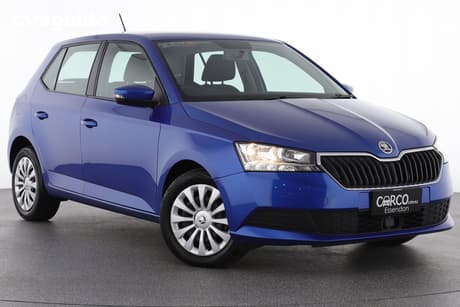 Blue 2019 Skoda Fabia Hatchback 81 Tsi