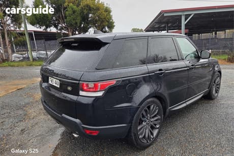 Black 2017 Land Rover Range Rover Sport Wagon Sdv8 Hse Dynamic