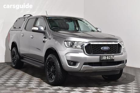 Silver 2021 Ford Ranger Double Cab Pick Up Xlt 2.0 Hi-Rider (4X2)