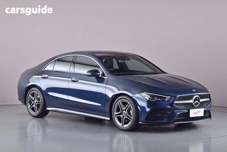Blue 2021 Mercedes-Benz CLA200 Coupe 200