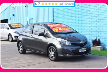 Grey 2011 Toyota Yaris Hatchback Yr