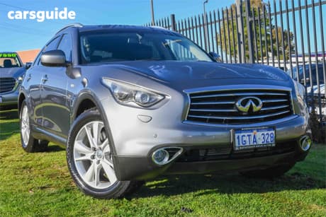 Grey 2016 Infiniti QX70 Wagon 3.0D Gt