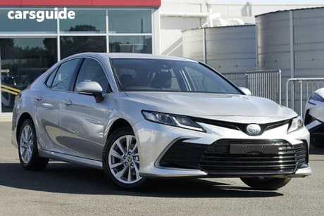 Silver 2021 Toyota Camry Sedan Ascent + Sat Nav Hybrid