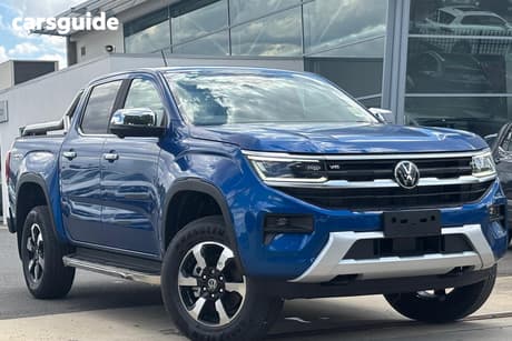Blue 2025 Volkswagen Amarok Dual Cab Utility Style Tdi600 4Motion