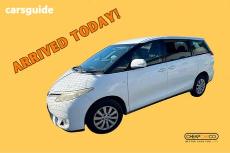 White 2013 Toyota Tarago Wagon Gli