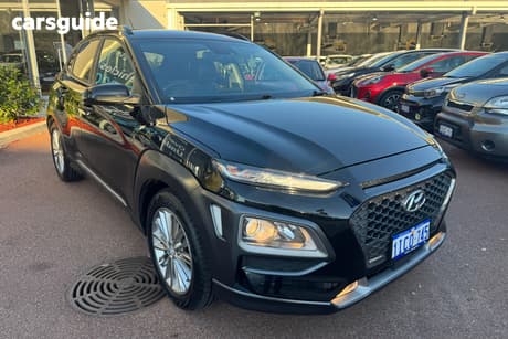 Black 2017 Hyundai Kona Wagon Elite