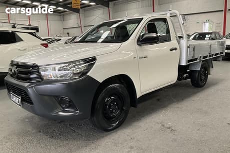 White 2021 Toyota Hilux Cab Chassis Workmate (4X2)