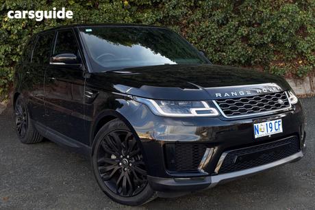Black 2018 Land Rover Range Rover Sport Wagon Sdv6 Se