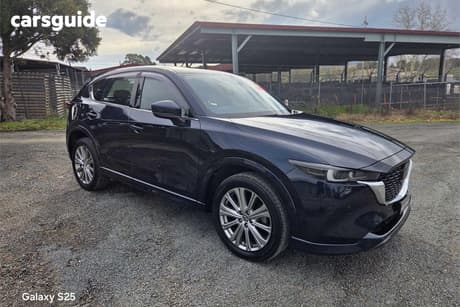 Blue 2022 Mazda CX-5 Wagon Akera (Awd)