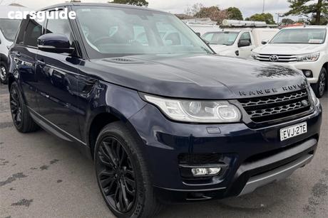 Blue 2013 Land Rover Range Rover Sport SUV TDV6 SE 4X4