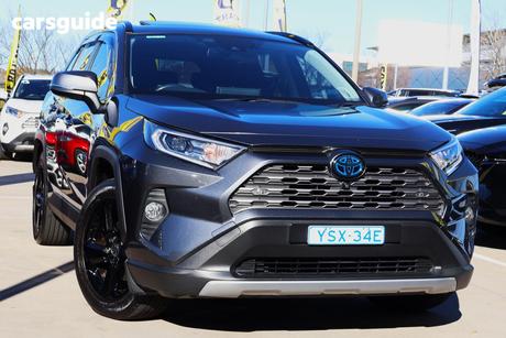 Grey 2021 Toyota RAV4 Wagon Cruiser Awd Hybrid