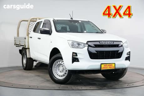 White 2021 Isuzu D-MAX Crew Cab Utility Sx (4X4)