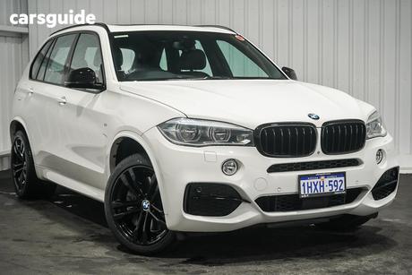 White 2013 BMW X5 Wagon M50D