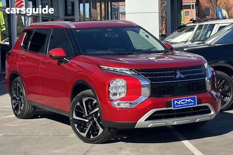 Red 2023 Mitsubishi Outlander Wagon Aspire 7 Seat (Awd)