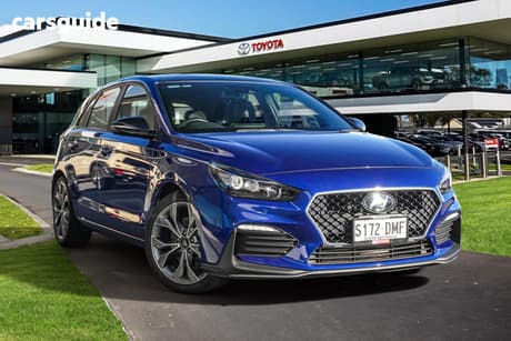 Blue 2022 Hyundai I30 Sedan N Line