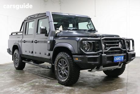 Grey 2025 Ineos Grenadier Double Cab Chassis Quartermaster
