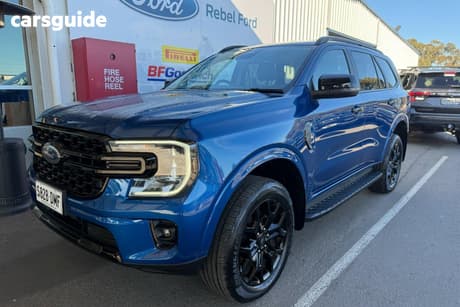 Blue 2025 Ford Everest Wagon Sport (Rwd)