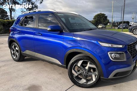 Blue 2021 Hyundai Venue Wagon Active