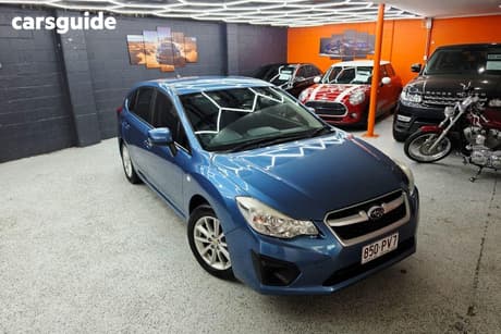 Blue 2014 Subaru Impreza Hatchback 2.0I (Awd)