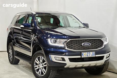 Blue 2022 Ford Everest Wagon Trend (4Wd)