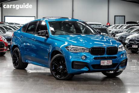 Blue 2019 BMW X6 Coupe Xdrive 30D