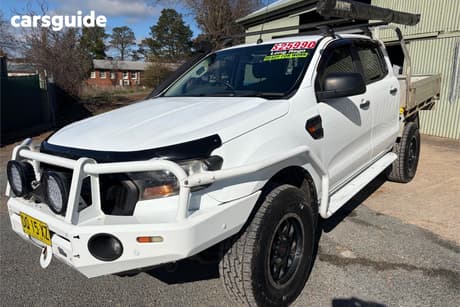 White 2017 Ford Ranger Crew Cab Chassis Xl 3.2 (4X4)