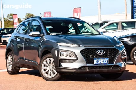Green 2020 Hyundai Kona Wagon Go (Awd)