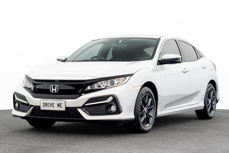 White 2020 Honda Civic Hatchback Vti-S