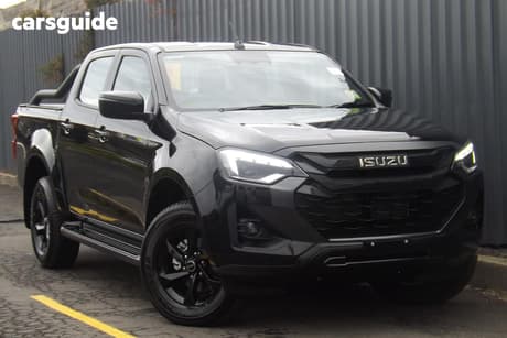 Black 2026 Isuzu D-MAX Crew Cab Utility X-Rider (4X4)
