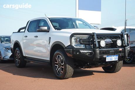 White 2022 Ford Ranger Double Cab Pick Up Sport 3.0 (4X4)