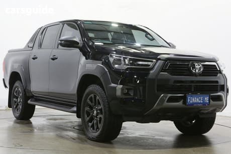 Black 2021 Toyota Hilux Double Cab Pick Up Rogue (4X4)