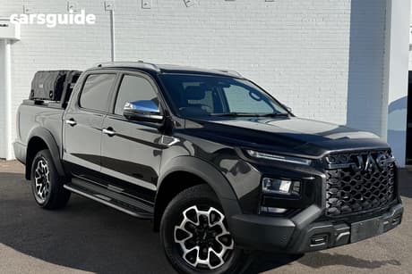 Black 2024 JAC T9 UTE Dual Cab Pick-up Haven (4X4)