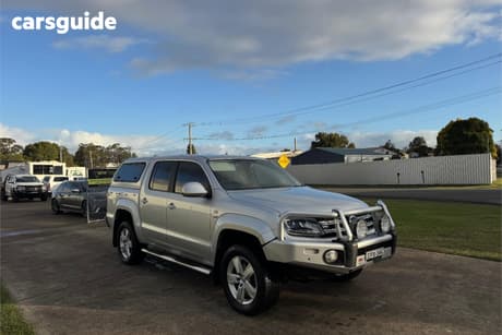 Silver 2018 Volkswagen Amarok Dual Cab Utility V6 Tdi 550 Highline