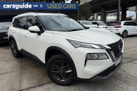 White 2023 Nissan X-Trail Wagon St (4Wd) 7 Seat