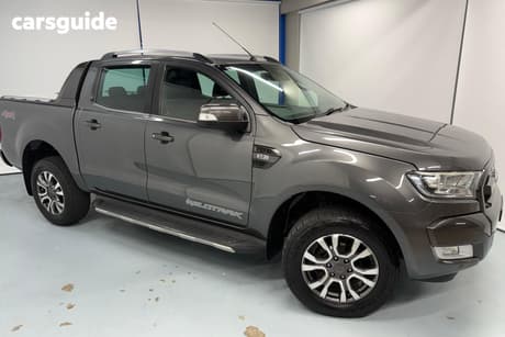 Grey 2017 Ford Ranger Dual Cab Pick-up Wildtrak 3.2 (4X4)